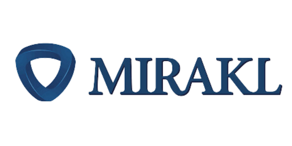 a blue and black logo