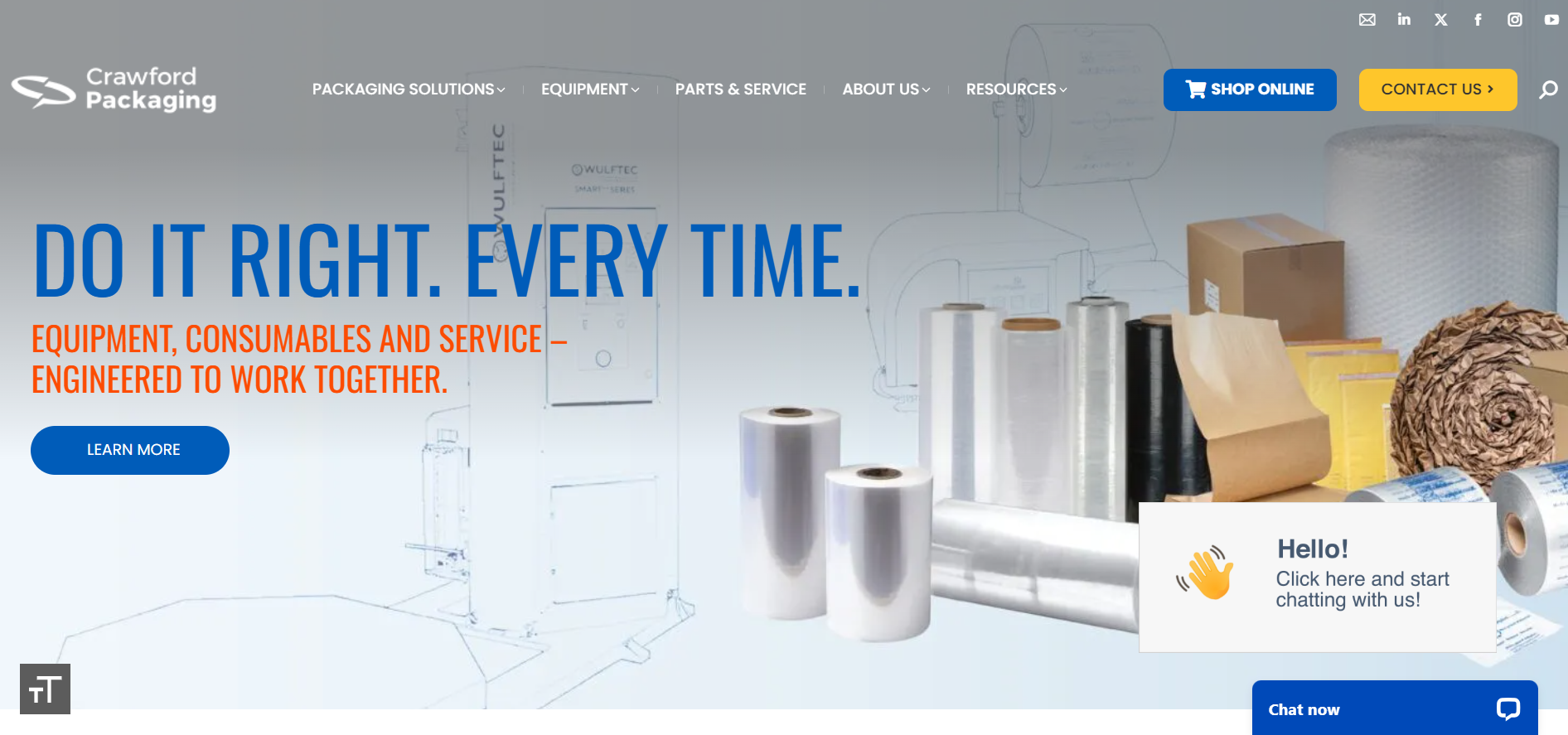 Crawford Packaging Home Page