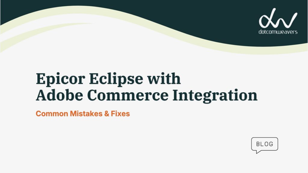 Epicor Eclipse with Adobe Commerce Integration
